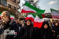 آیین تشییع پیکر مطهر فرماندهان شهید جنگ رمضان در تهران
