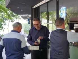 گزارش تصویری موکب پذیرایی سازمان به مناسبت عید سعید غدیر و ارتحال حضرت امام