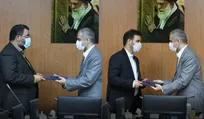 آئین تکریم و معارفه مدیران کل حراست و حقوقی سازمان اقتصادی کوثر