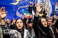 آیین تشییع پیکر مطهر فرماندهان شهید جنگ رمضان در تهران