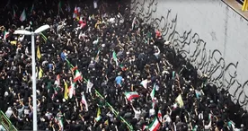 تشییع با شکوه پیکر شهدای مقاومت در تهران