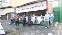 گزارش تصویری | ایستگاه صلواتی به یاد سردار حاج قاسم سلیمانی در سازمان