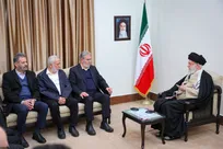 دیدار دبیرکل جنبش جهاد اسلامی فلسطین و هیئت همراه با رهبر معظم انقلاب
