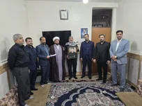 دیدار هیئت اعزامی به نمایندگی از رئیس بنیاد شهید و امور ایثارگران کشور با خانواده‌های معظم شهدای جنگ تحمیلی ۱۲ روزه در خوزستان