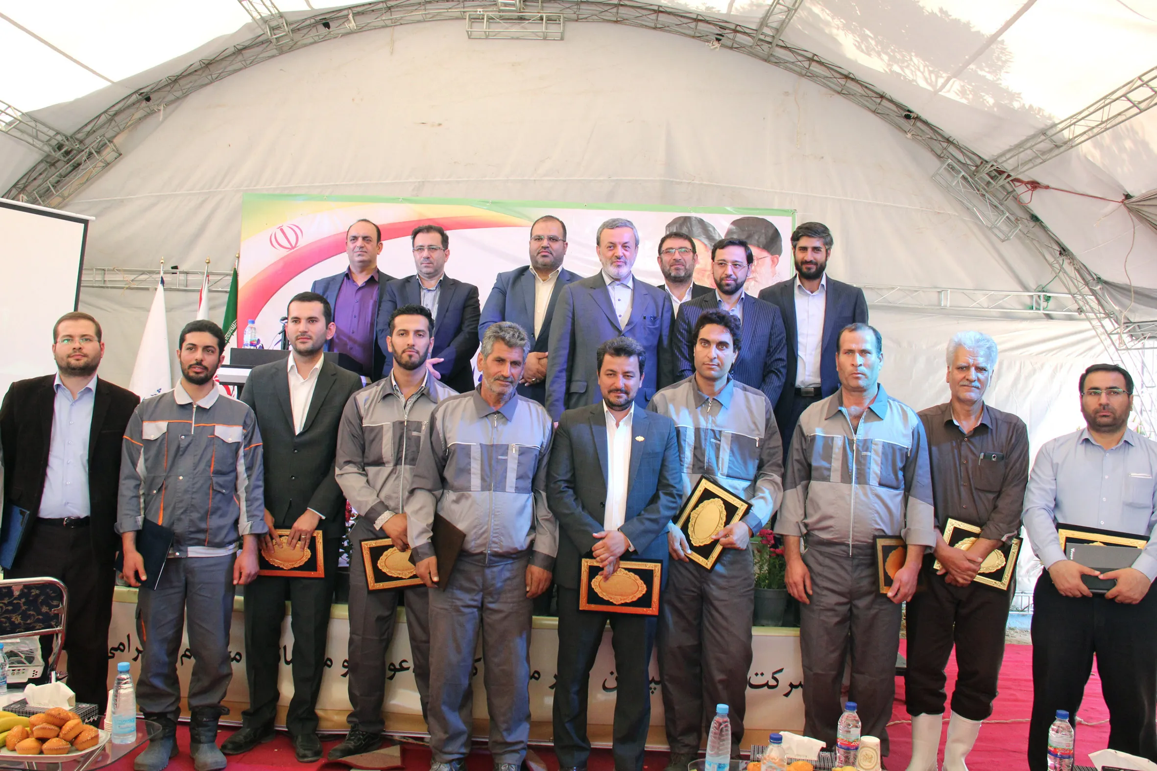 گزارش تصویری آئین افتتاح دو پروژه مهم کشاورزی سازمان اقتصادی کوثر در شهرستان ورامین 1397/02/25