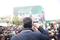 آیین تشییع پیکر مطهر فرماندهان شهید جنگ رمضان در تهران