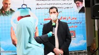 راه اندازی پایگاه سیار انتقال خون برای گرامیداشت حماسه ۹ دی و سالروز شهادت سردار سلیمانی توسط کارکنان سازمان