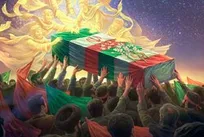 دلنوازی‌های مادر شهید علی‌ نقی‌زاده خواچگینی بر تابوت شهید گمنامِ تازه تفحص شده
