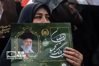 آیین تشییع پیکر مطهر فرماندهان شهید جنگ رمضان در تهران