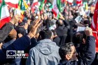 آیین تشییع پیکر مطهر فرماندهان شهید جنگ رمضان در تهران