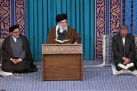 دیدار شرکت‌کنندگان در مسابقات بین‌المللی قرآن با رهبر معظم انقلاب