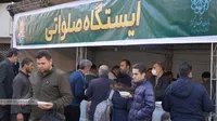 گزارش تصویری | برگزاری  مراسم و برپایی ایستگاه صلواتی به مناسبت سالروز شهادت حاج قاسم سلیمانی