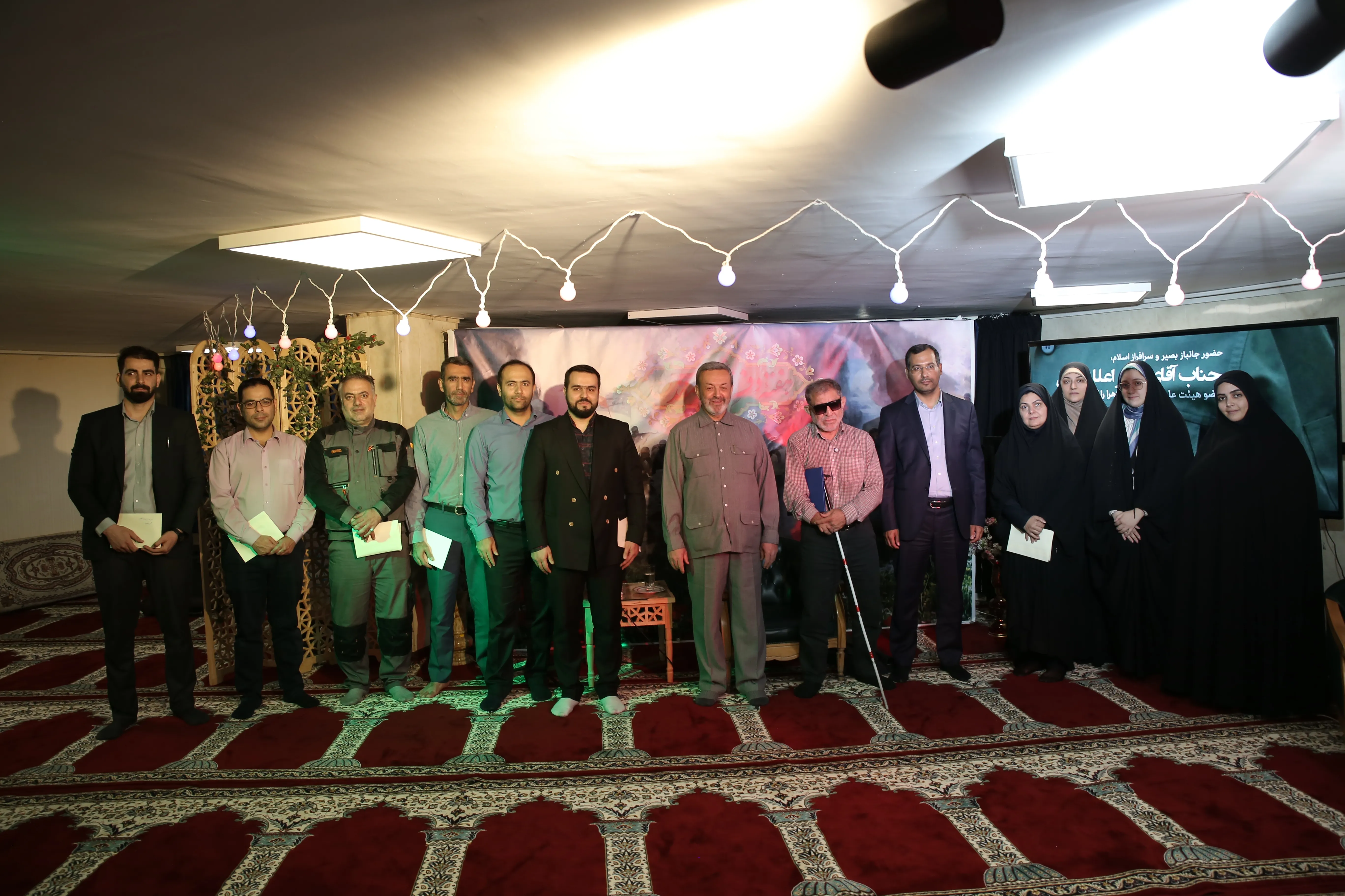 مراسم گرامی‌داشت هفته دفاع مقدس در سازمان اقتصادی کوثر برگزار شد