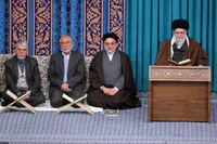 دیدار شرکت‌کنندگان در مسابقات بین‌المللی قرآن با رهبر معظم انقلاب