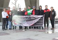 زیارت قبور شهدای گمنام و کوه نوردی به مناسبت هفته بزرگداشت شهدا 23 اسفند ماه 97